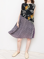 The Anan Short Dress  - Extra Small / Small - Upcycled Silk