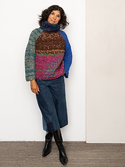 The Vishnu Knitted Silk Roll-Neck Sweater
