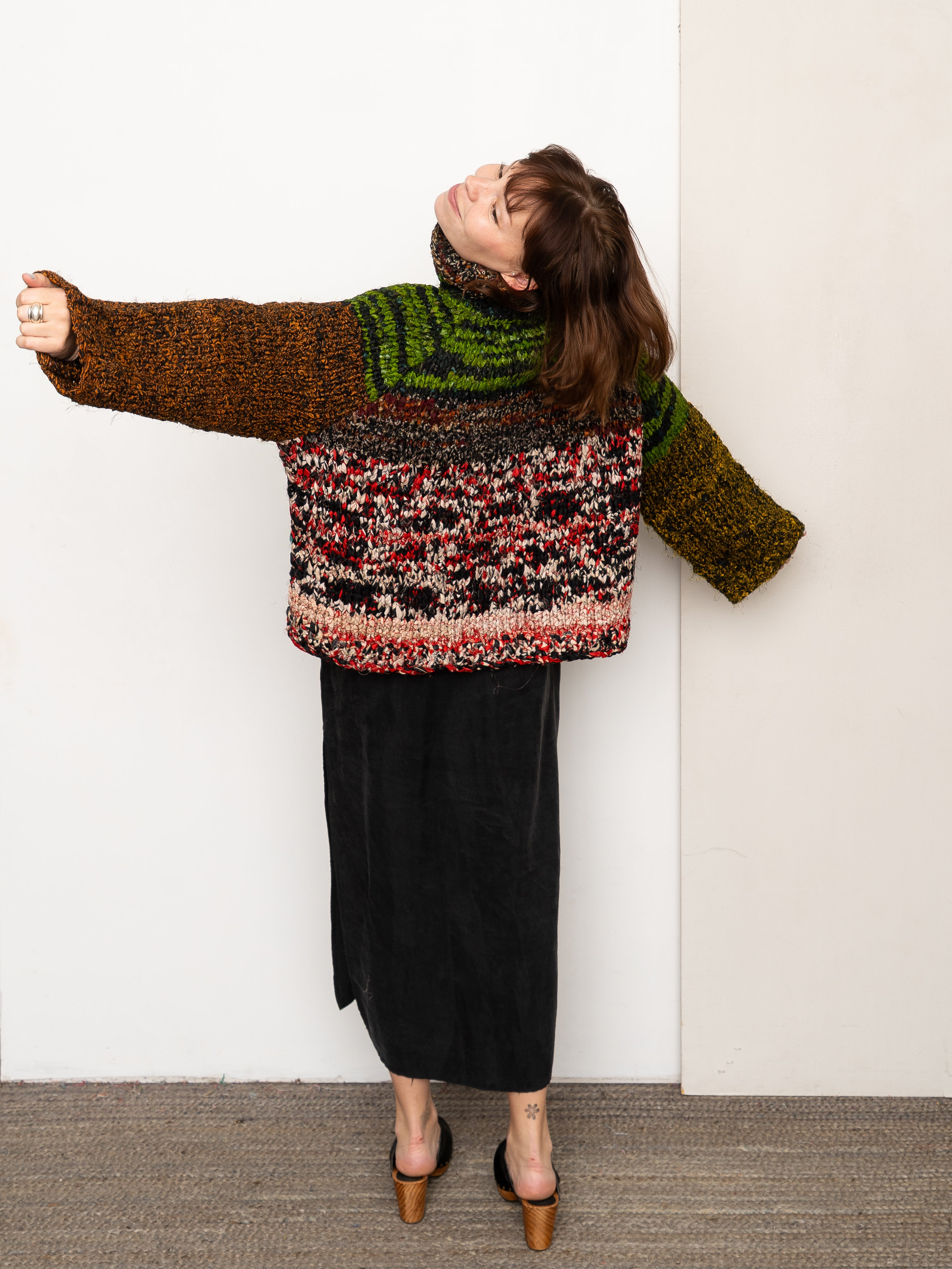 The Vishnu Knitted Silk Roll-Neck Sweater