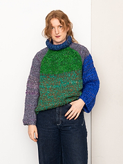 The Vishnu Knitted Silk Roll-Neck Sweater