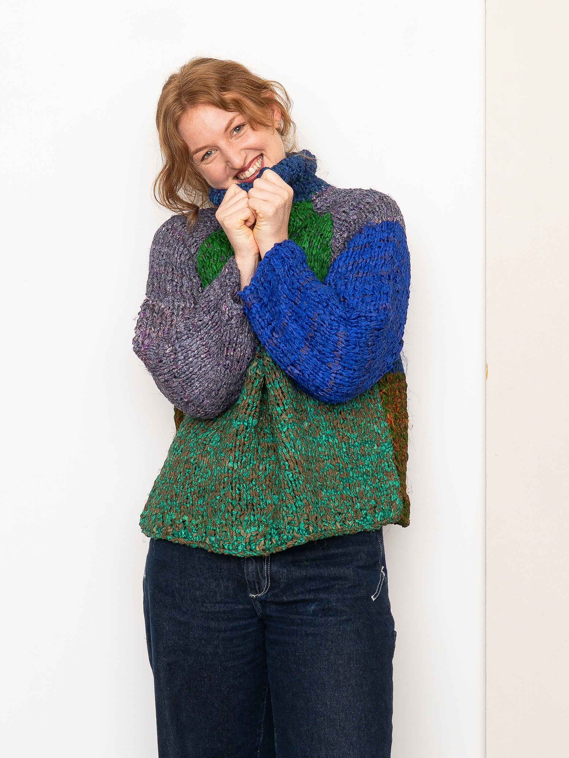 The Vishnu Knitted Silk Roll-Neck Sweater