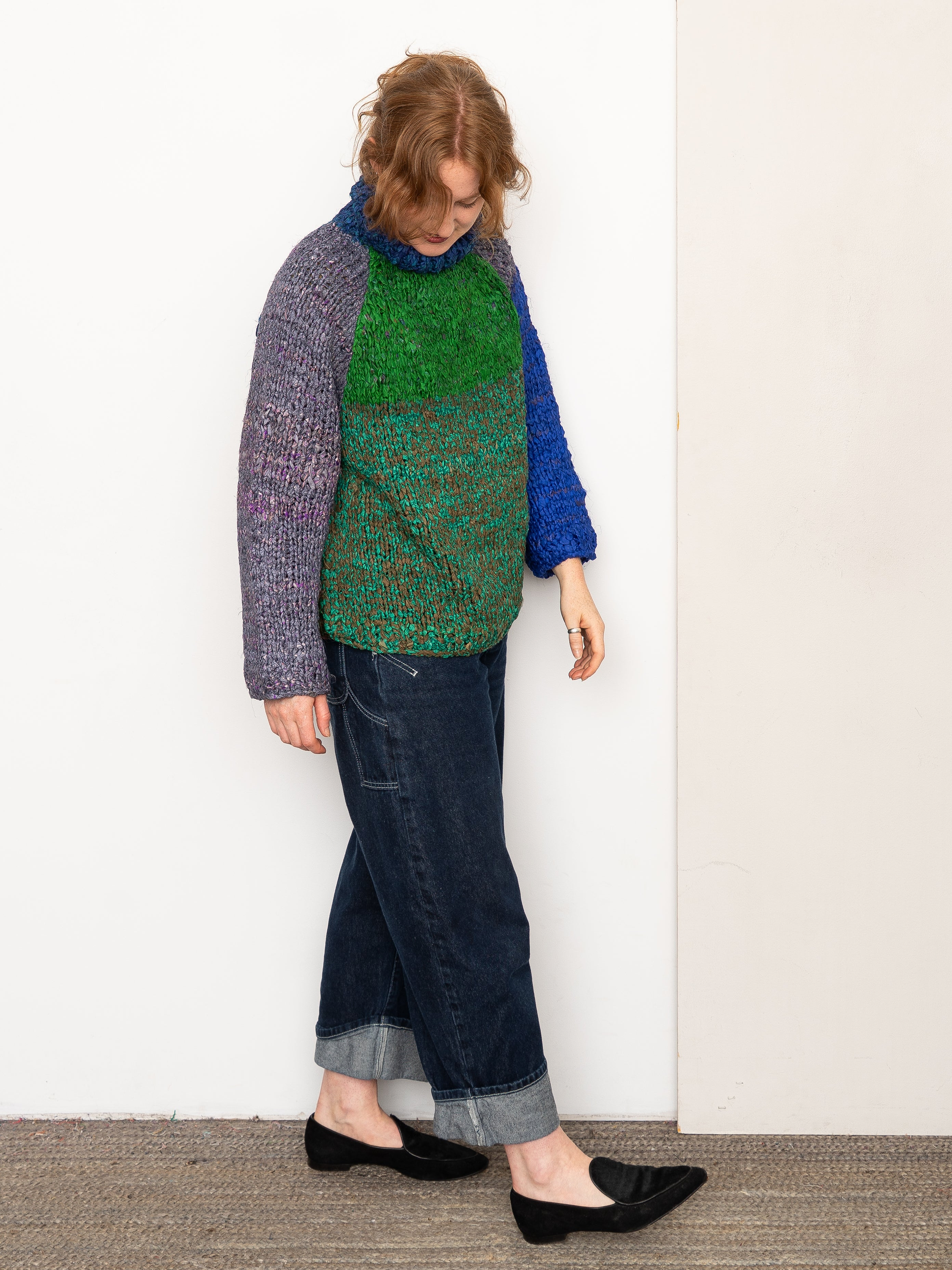 The Vishnu Knitted Silk Roll-Neck Sweater