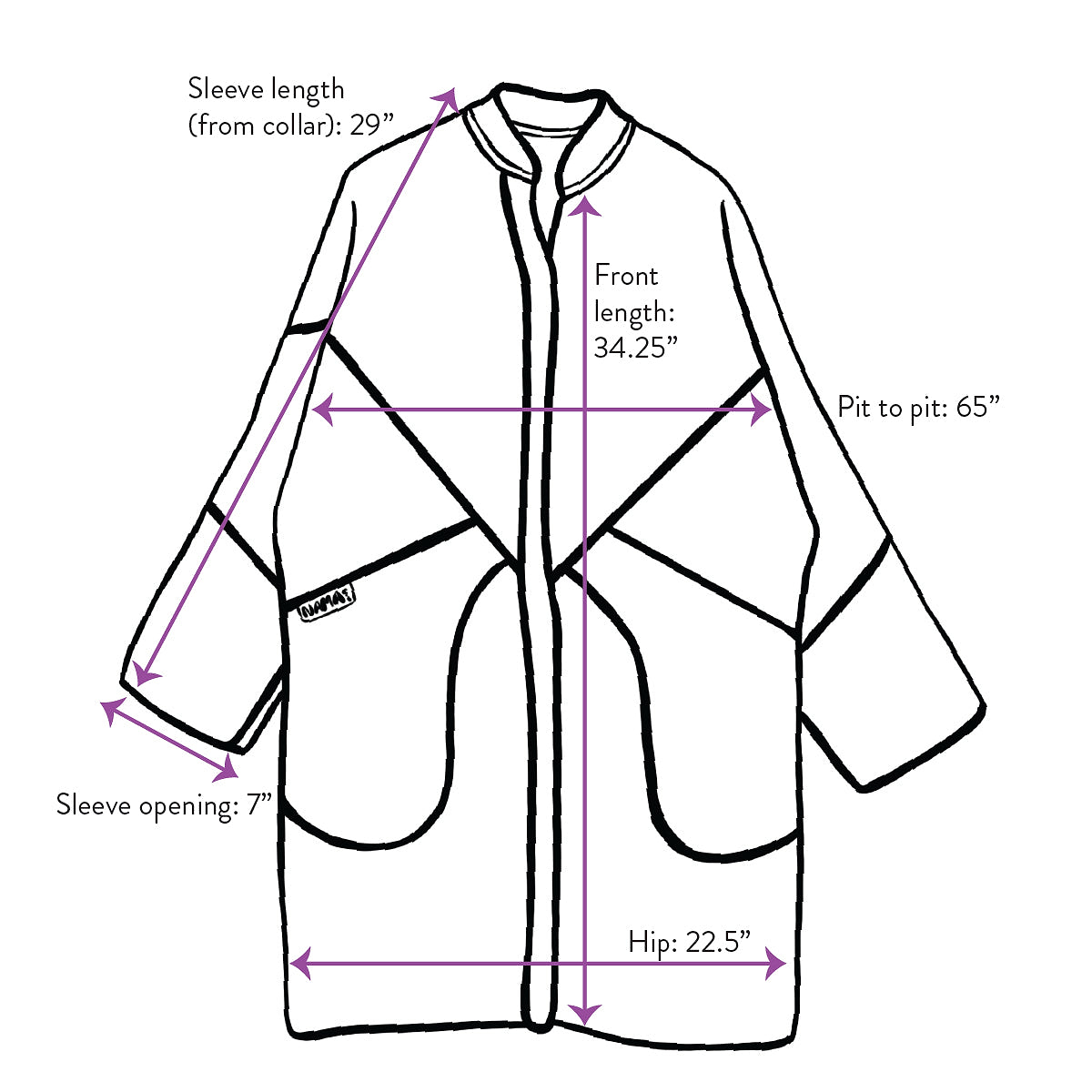 The Sai Quilted Indigo Kantha Coat