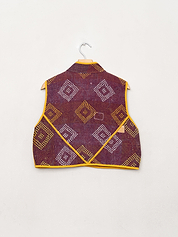 The Kaira Quilted Patchwork Kantha Vest