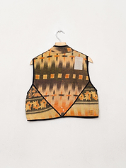 The Kaira Quilted Patchwork Kantha Vest
