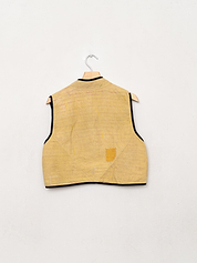 The Kaira Quilted Patchwork Kantha Vest