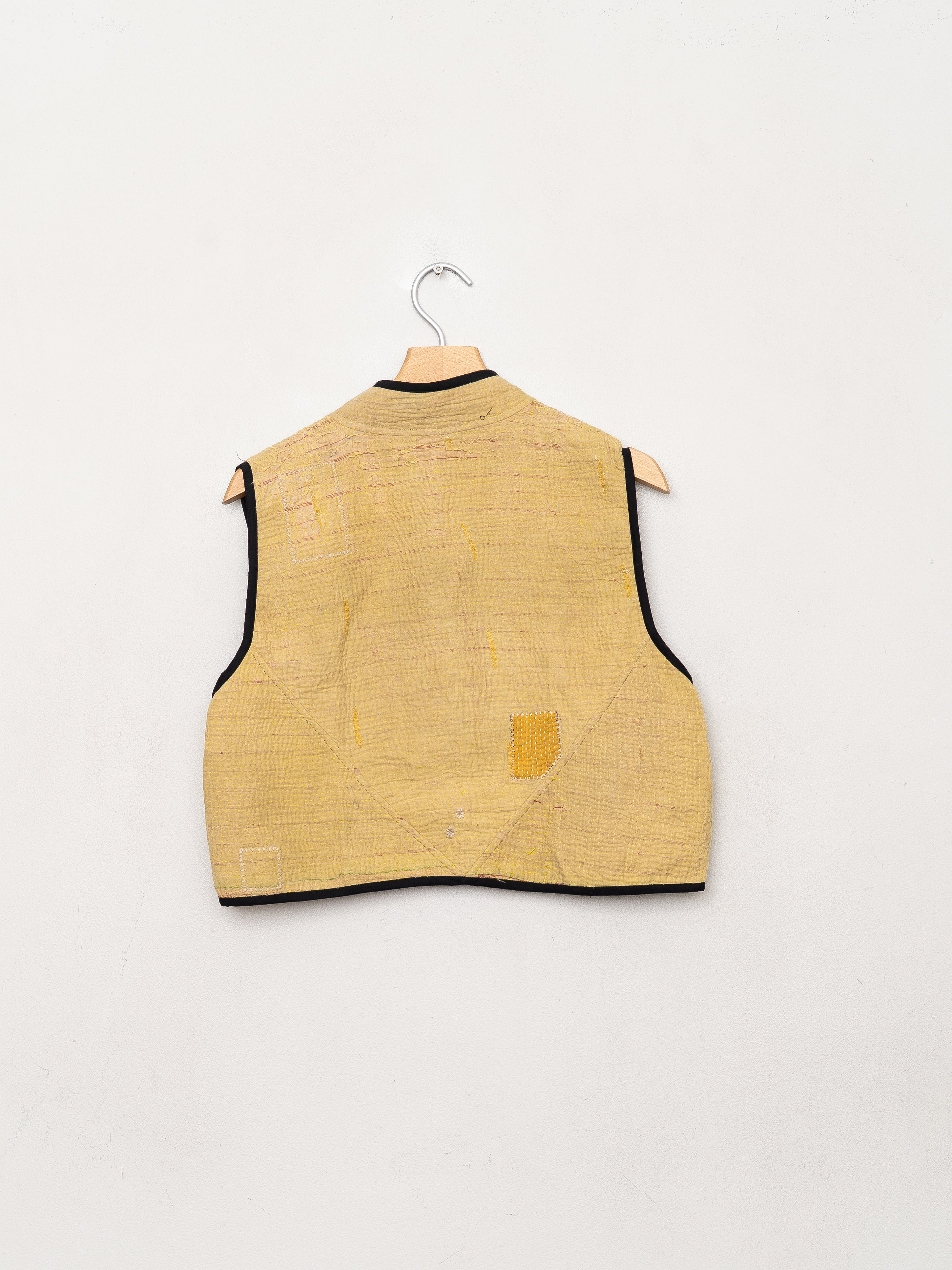 The Kaira Quilted Patchwork Kantha Vest