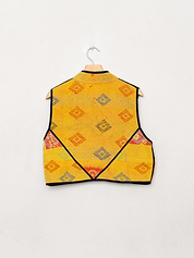 The Kaira Quilted Patchwork Kantha Vest
