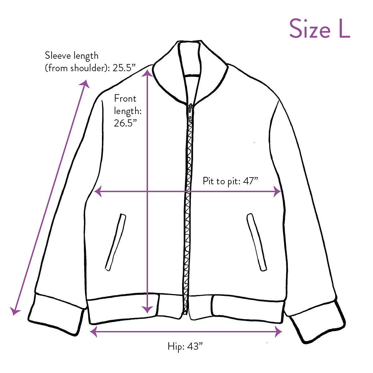 The Veda Denim Bomber Jacket - Large