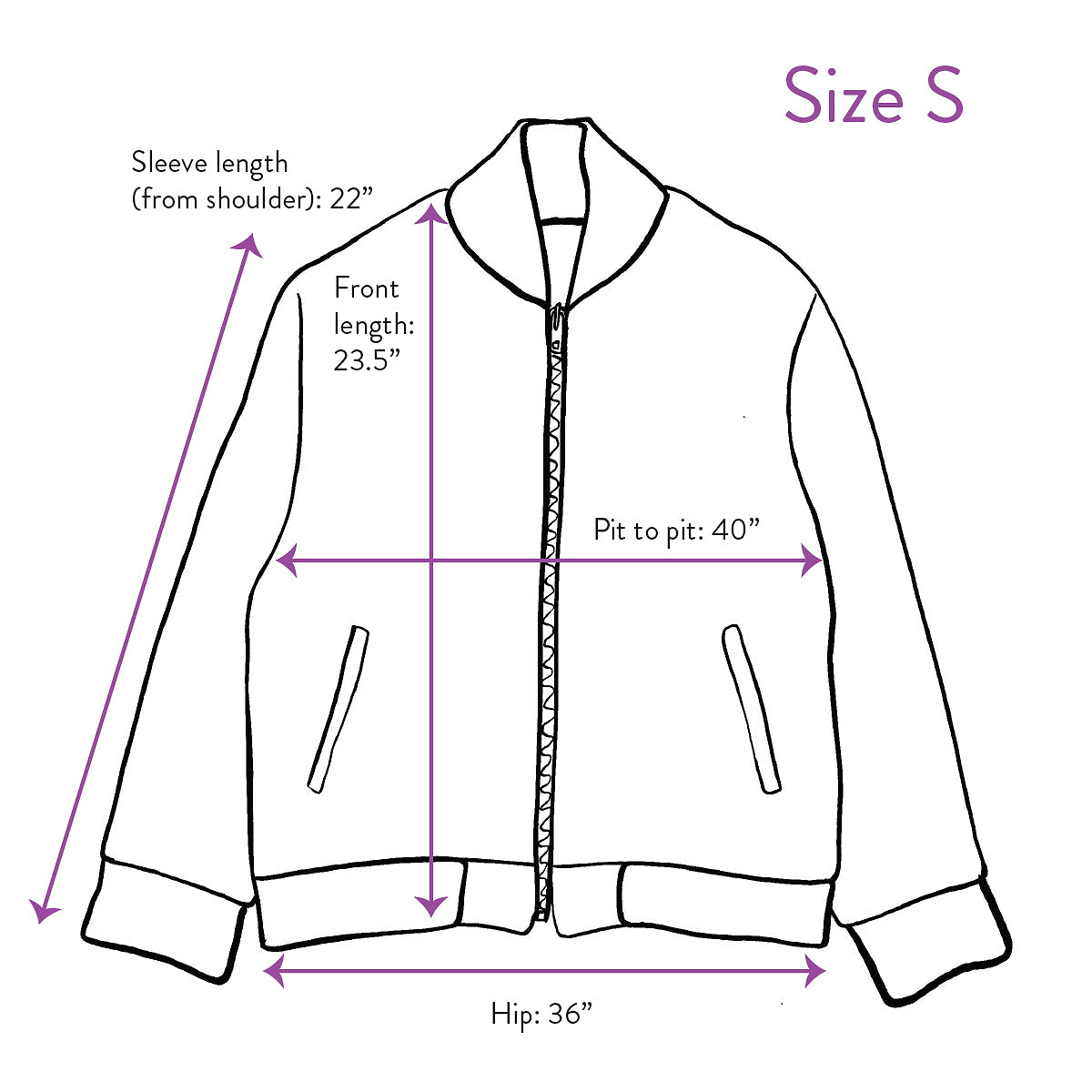 The Veda Denim Bomber Jacket - Small