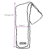 The Vishnu Skinny Scarf - Recycled Silk