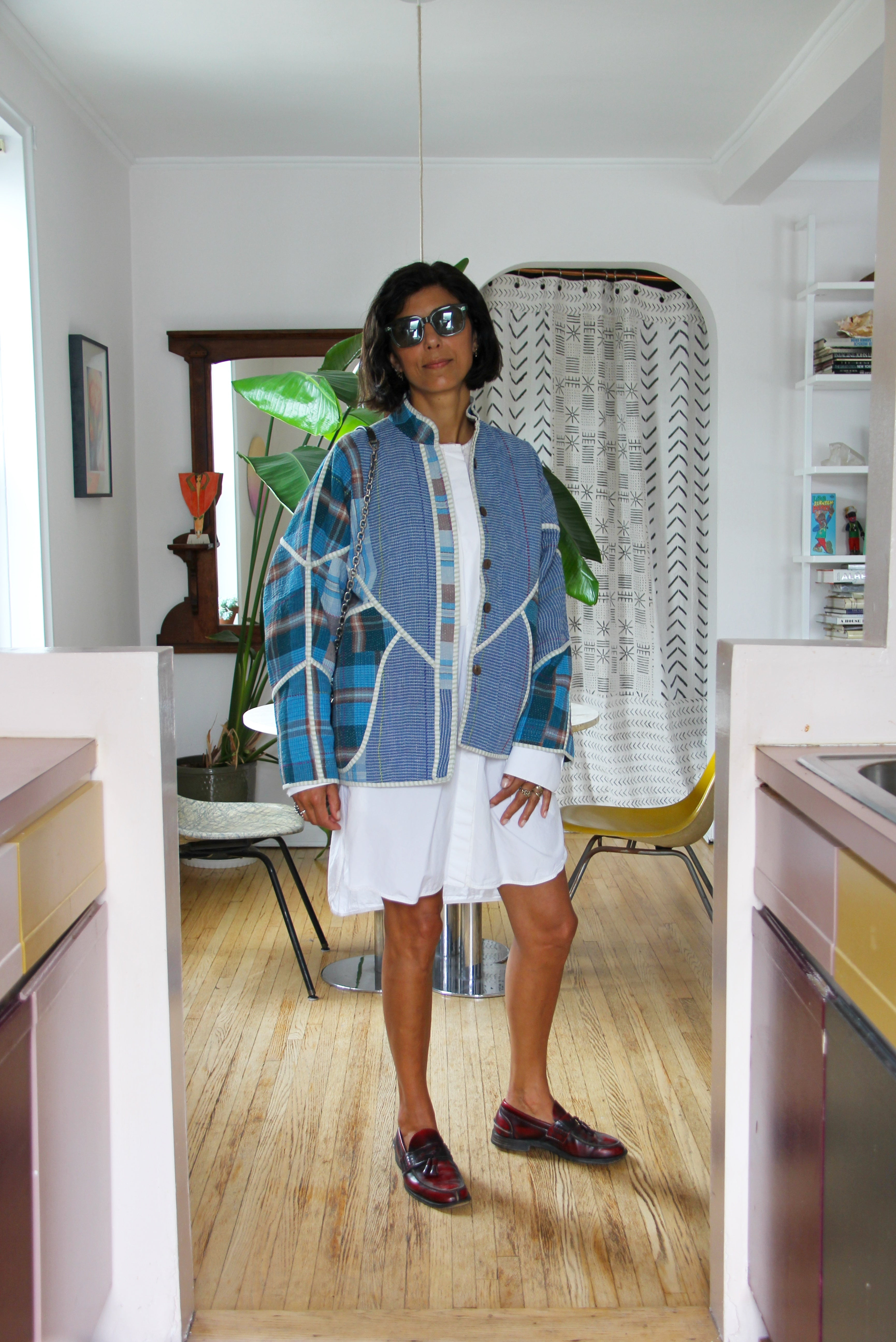 The Ladhiya Quilted Patchwork Kantha Jacket