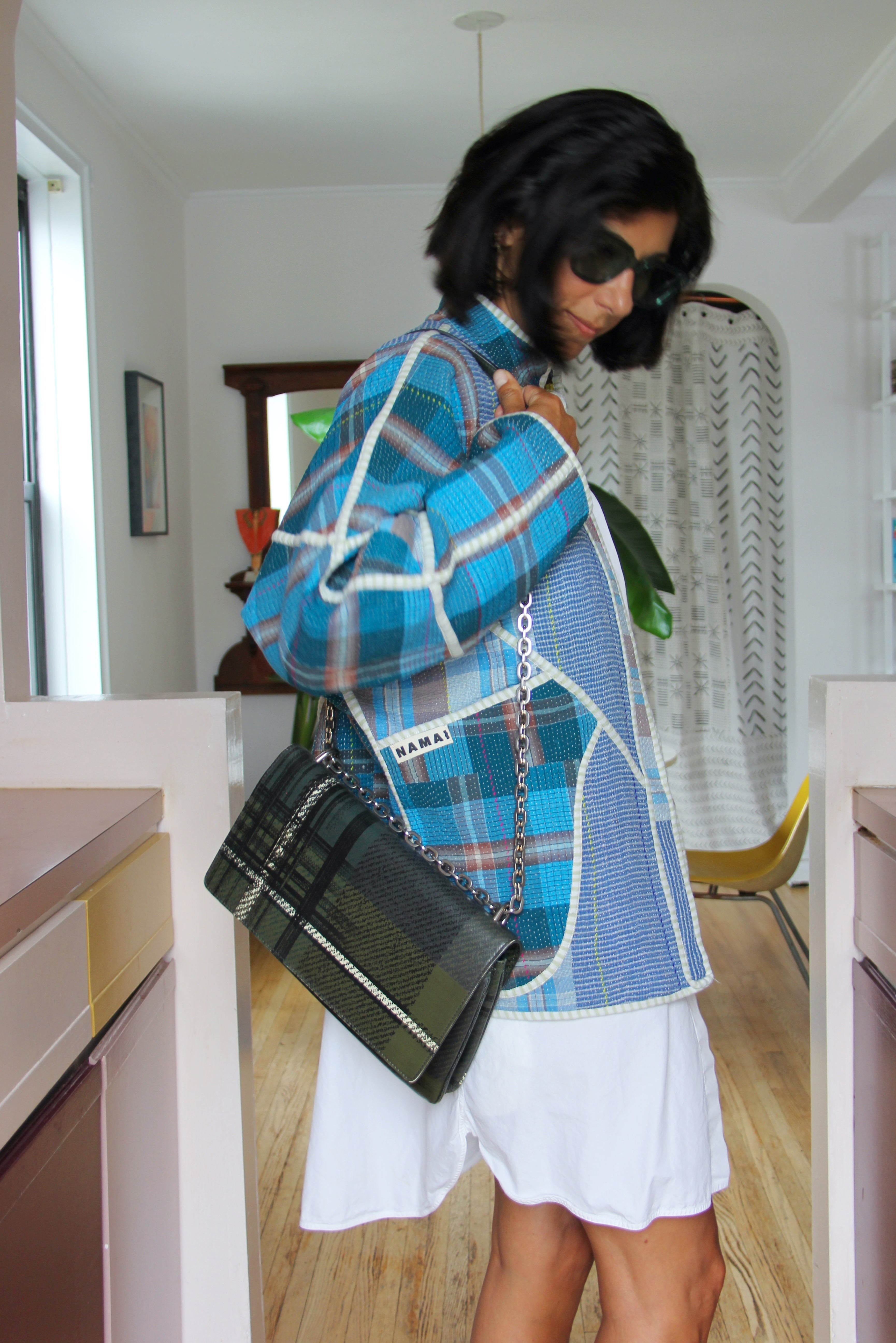 The Ladhiya Quilted Patchwork Kantha Jacket