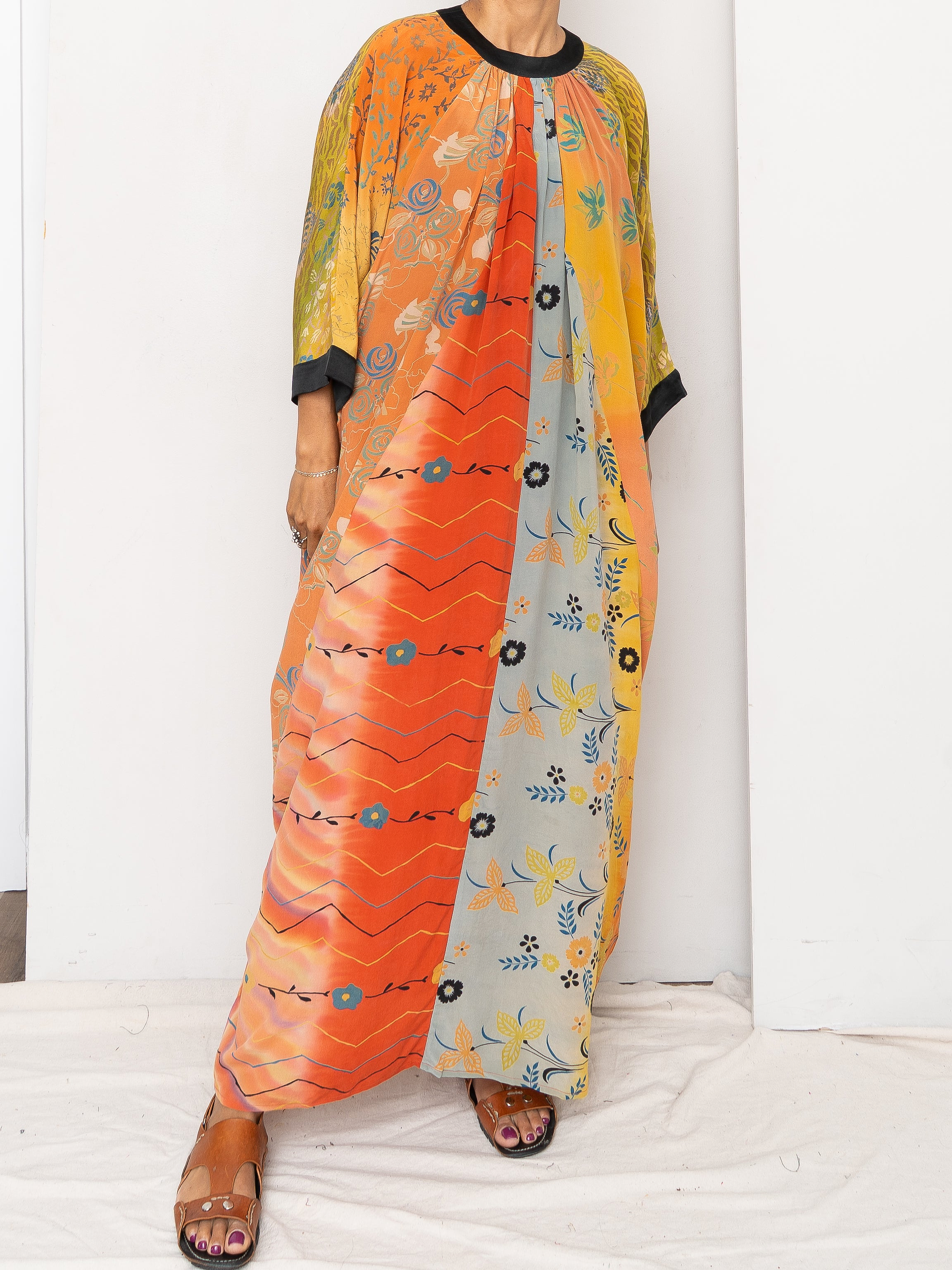 The Simmy Long Dress  - O/S - Recycled Silk
