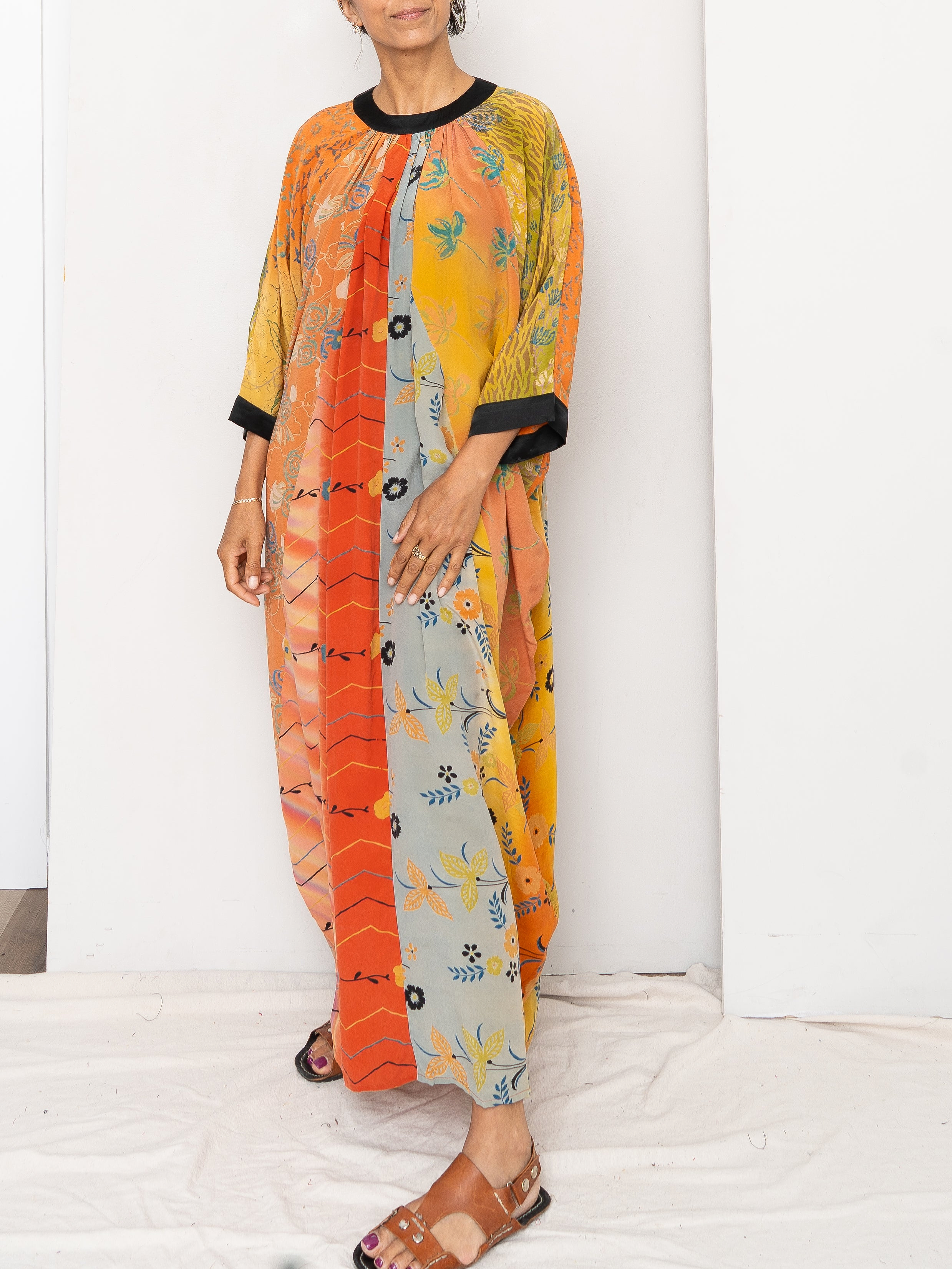 The Simmy Long Dress  - O/S - Recycled Silk