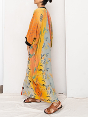 The Simmy Long Dress  - O/S - Recycled Silk