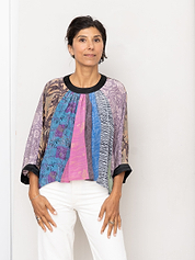 The Simmy Top  - One Size - Upcycled Silk