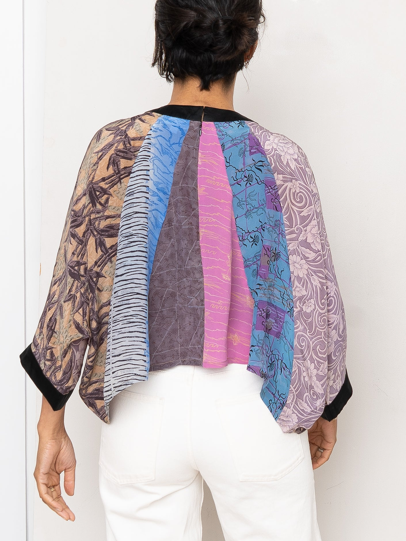 The Simmy Top  - One Size - Upcycled Silk