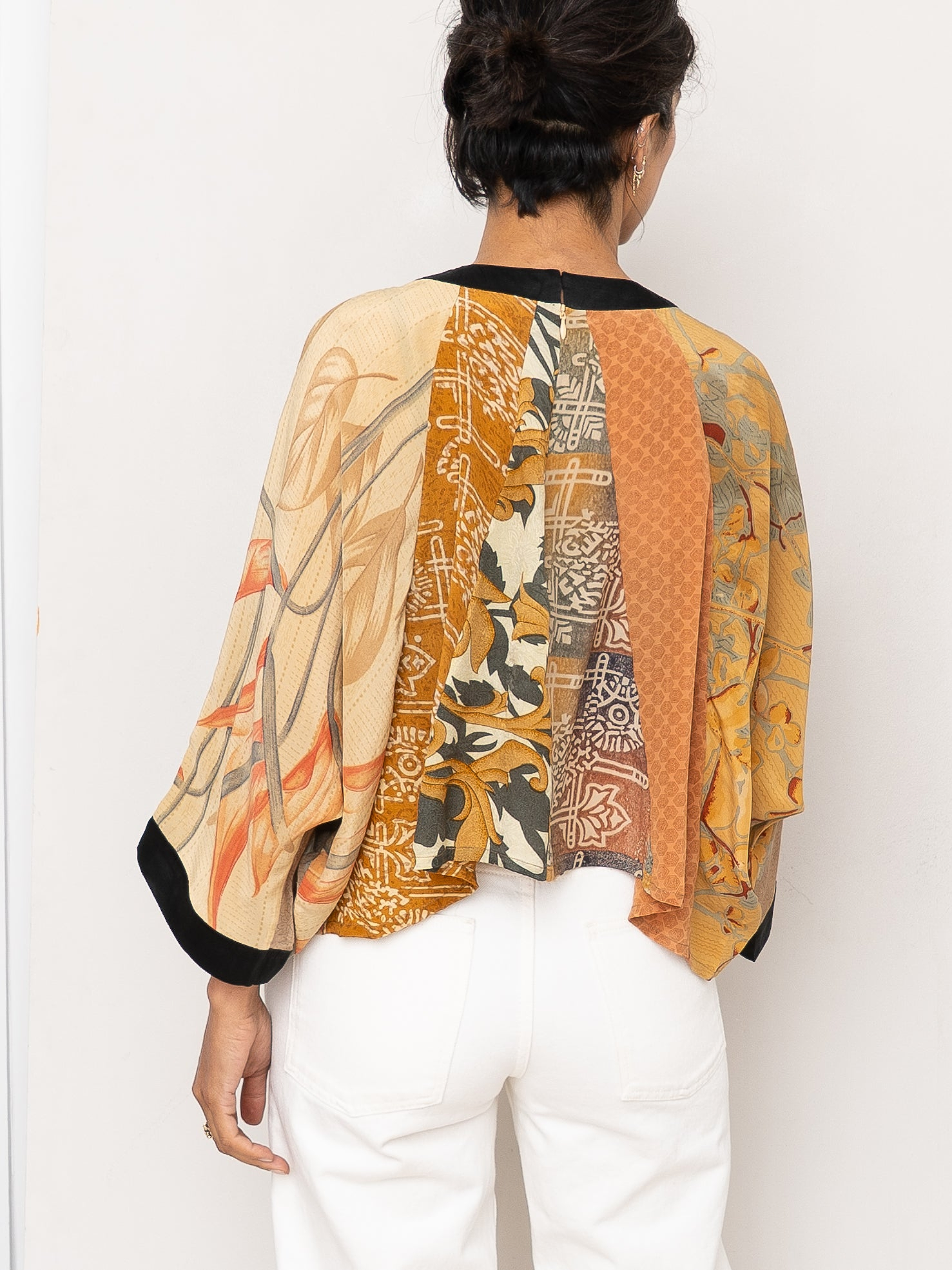 The Simmy Top  - One Size - Upcycled Silk