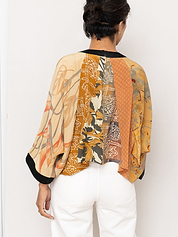 The Simmy Top  - One Size - Upcycled Silk
