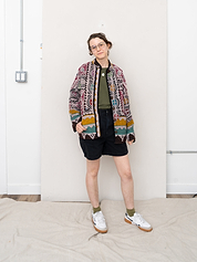 The Ladhiya Petite Suzani Cut Out Kantha Jacket