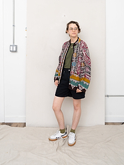 The Ladhiya Petite Suzani Cut Out Kantha Jacket