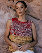 The Vishnu Knitted Vest - Small - Recycled Silk