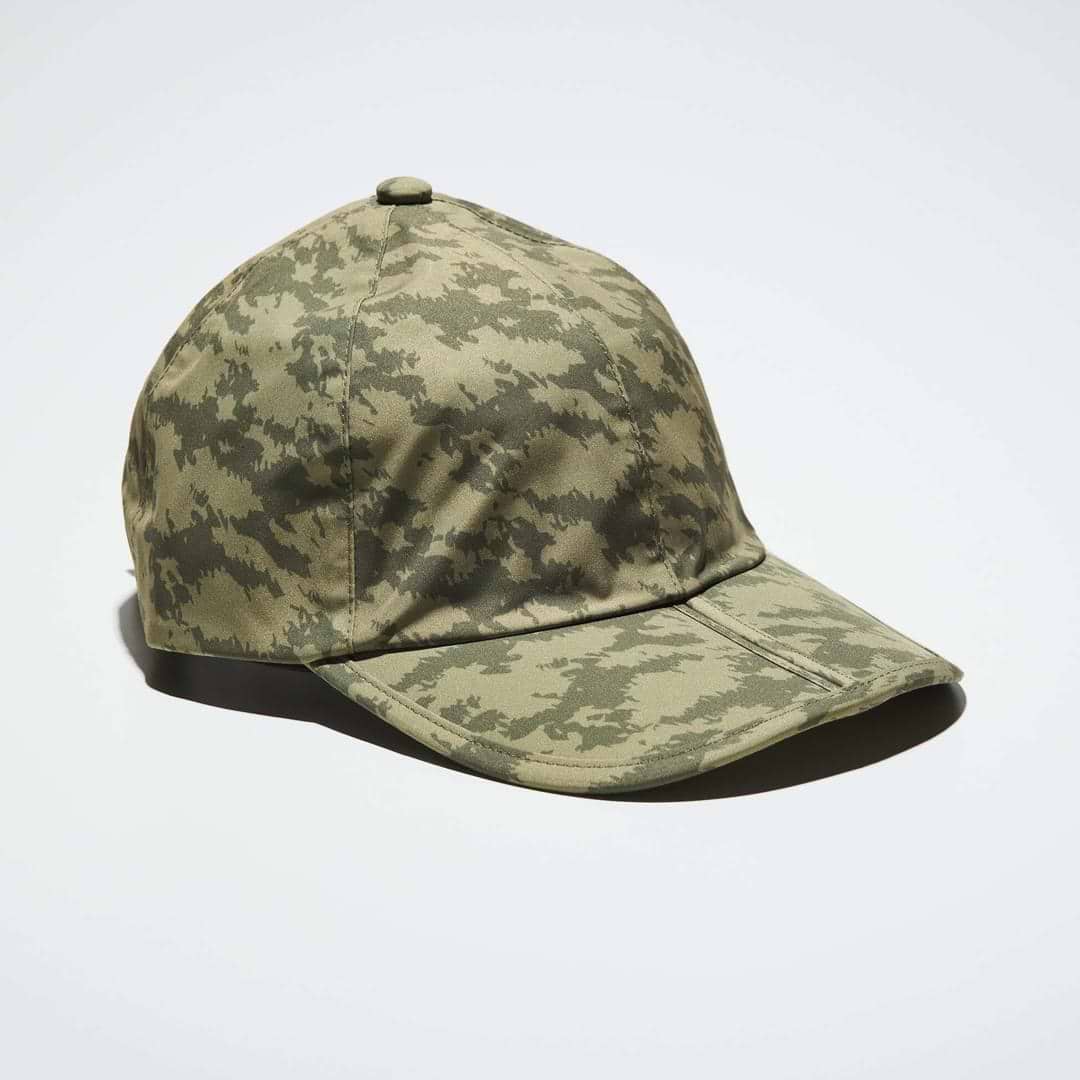 NATIONAL GUARD Camo Camouflage FLOPPY Hat with Neck Strap MINT 海外 即決 -  スキル、知識
