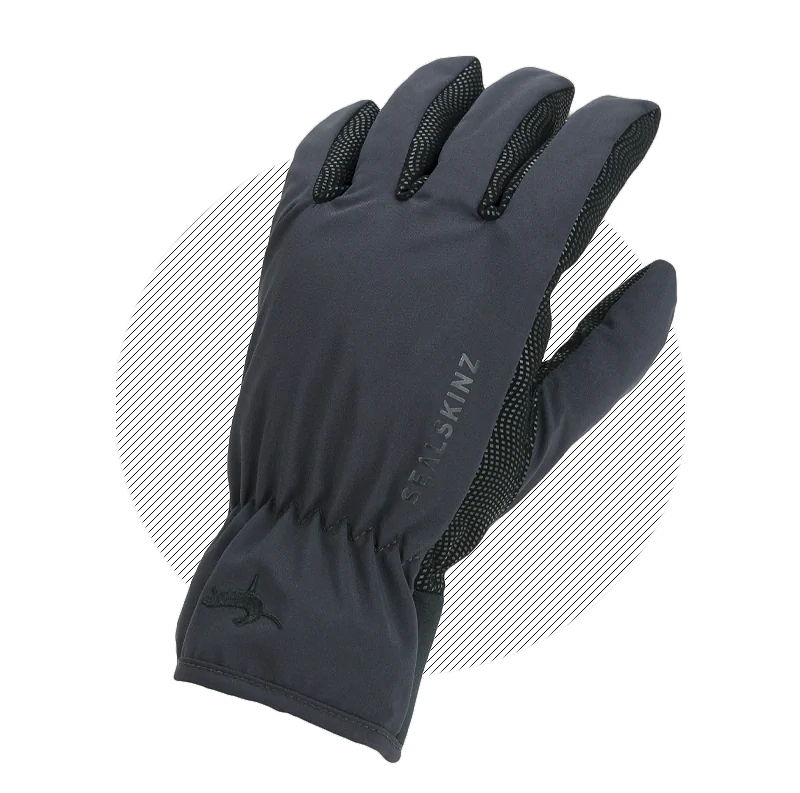 Ein leichter Handschuh mit schwerem wasserdichtem Schutz