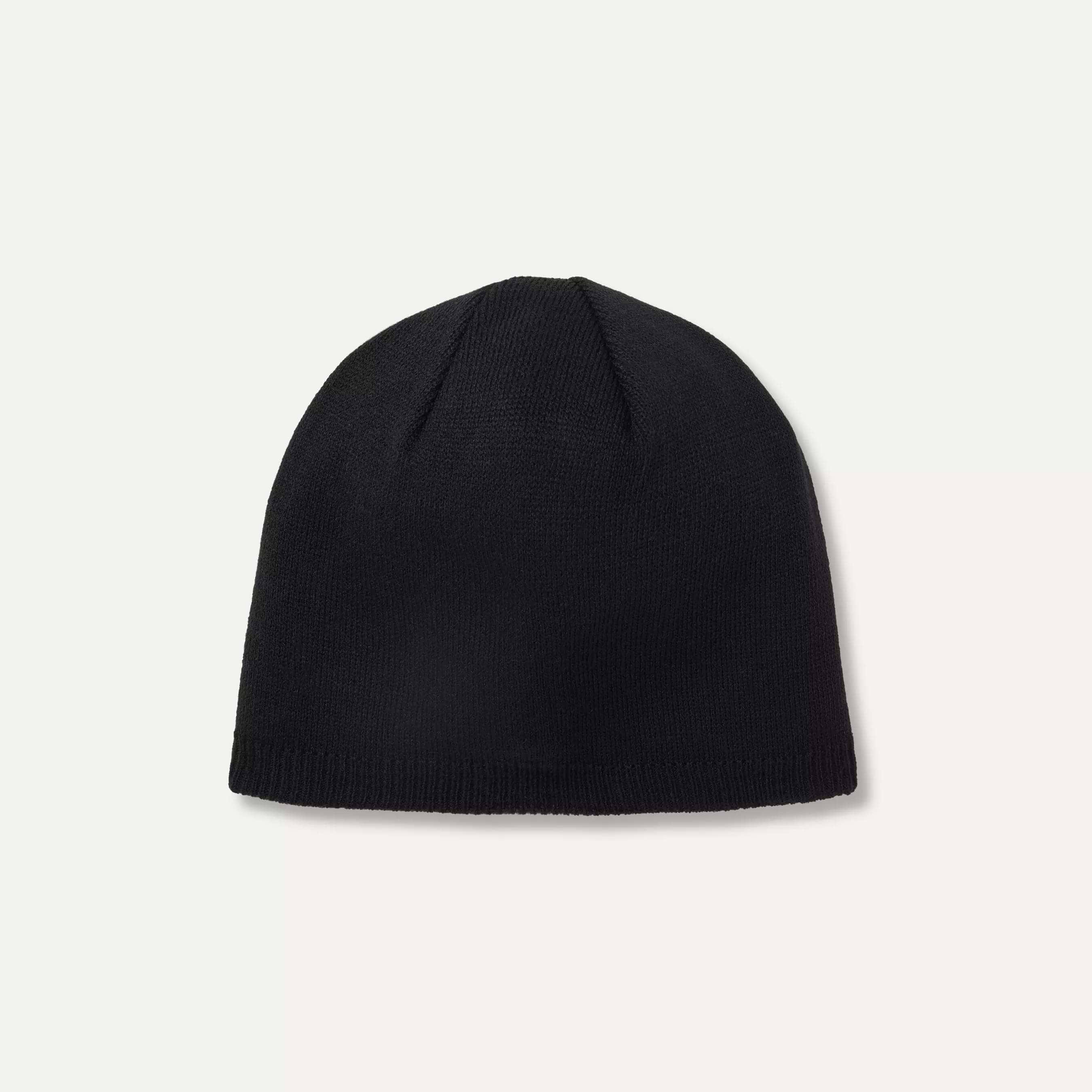 Black winter hat deals