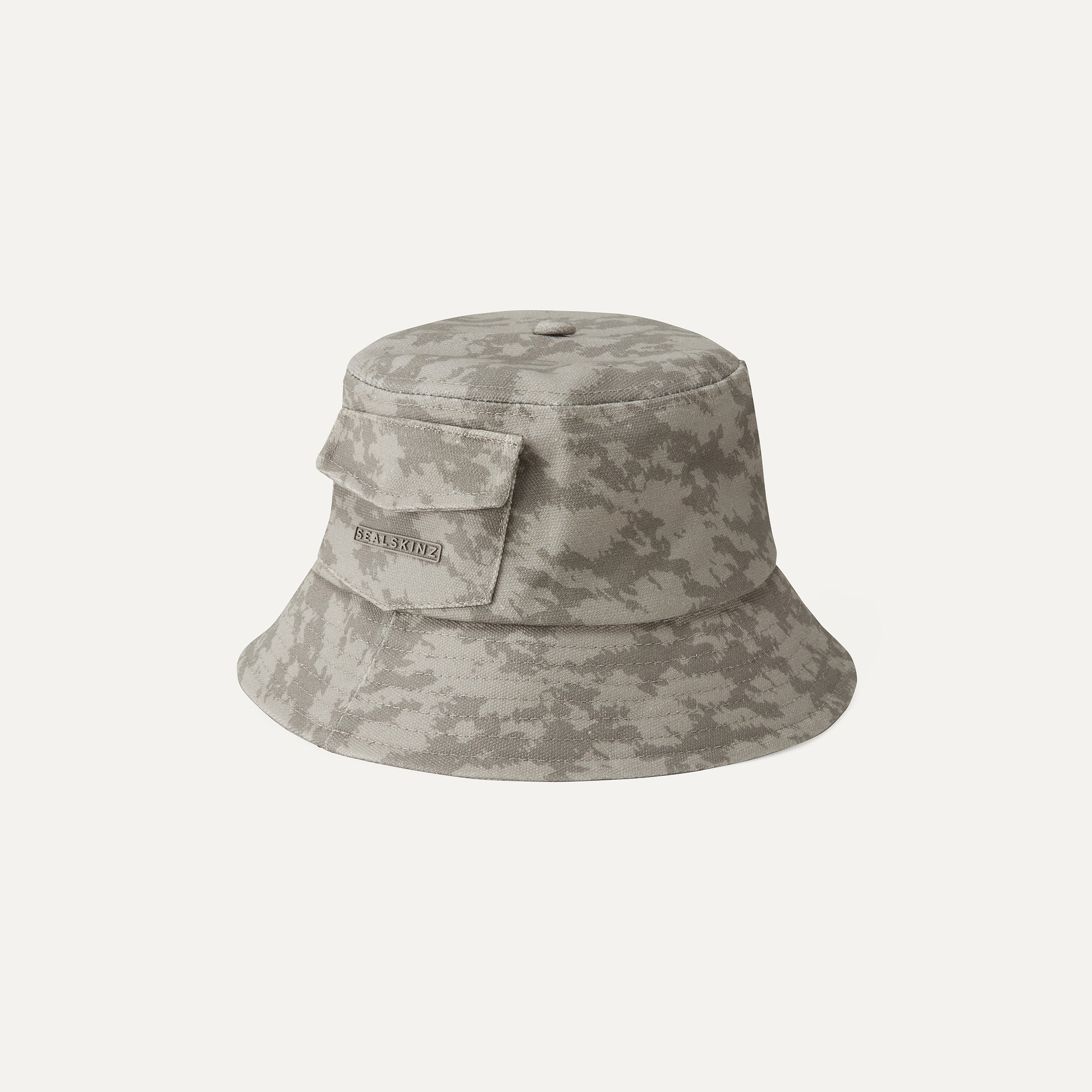 Waterproof Canvas Patch Pocket Bucket Hat