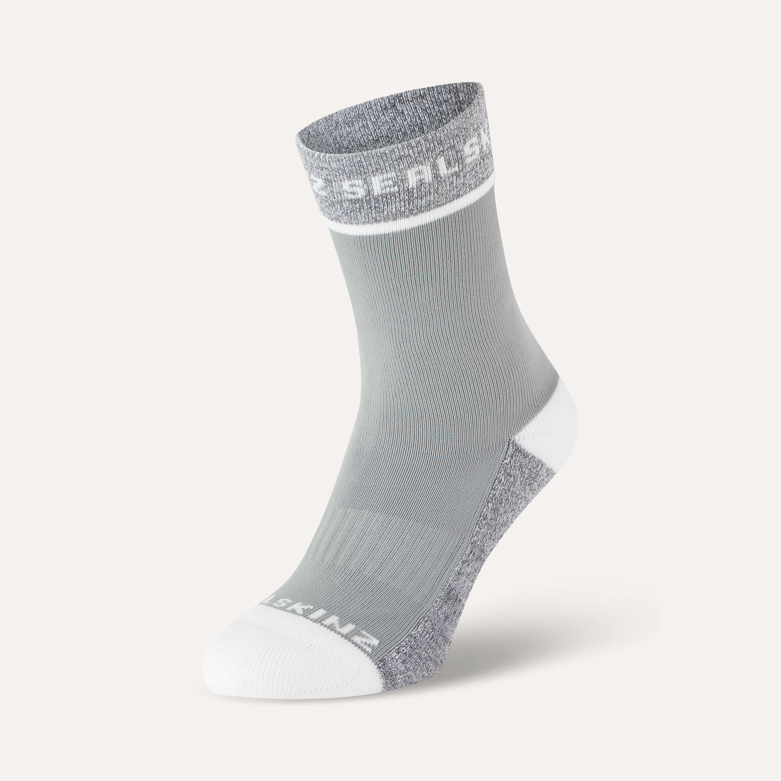 2 NIP Lunya Restore Seamless Socks No Slip OS One Size Mercurial Grey  Heather