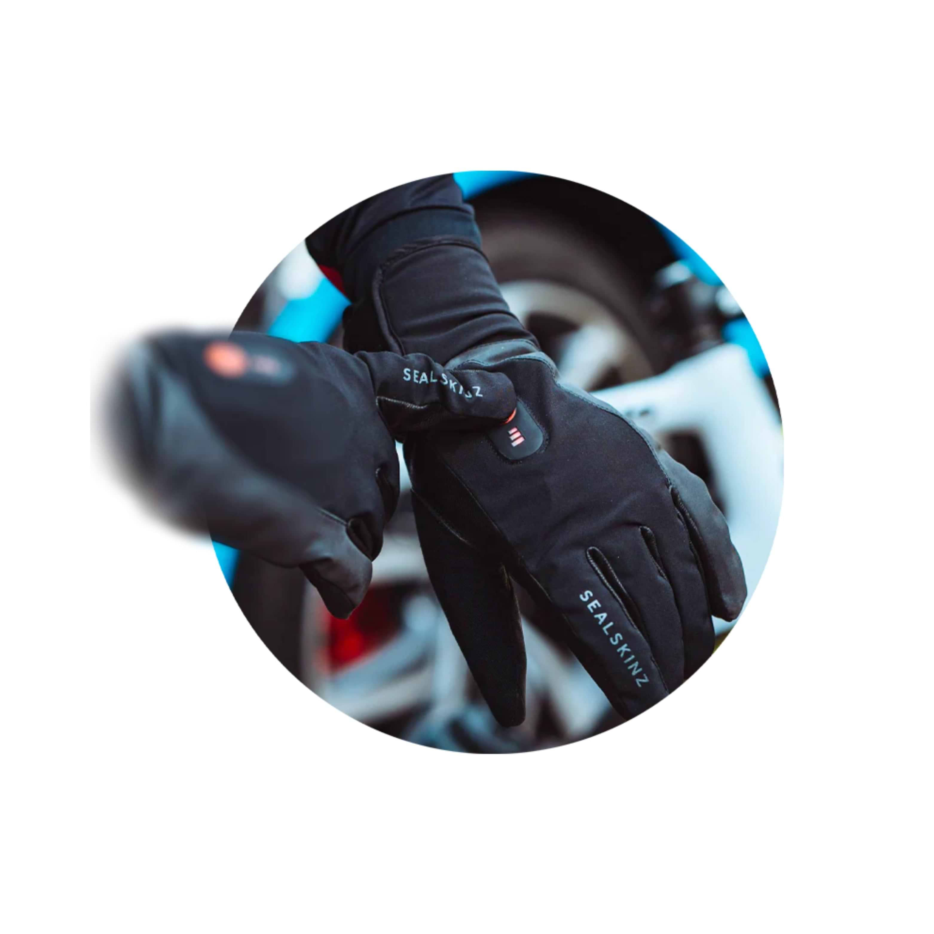 Upwell - Waterproof Heated Cycle Glove – Sealskinz CA