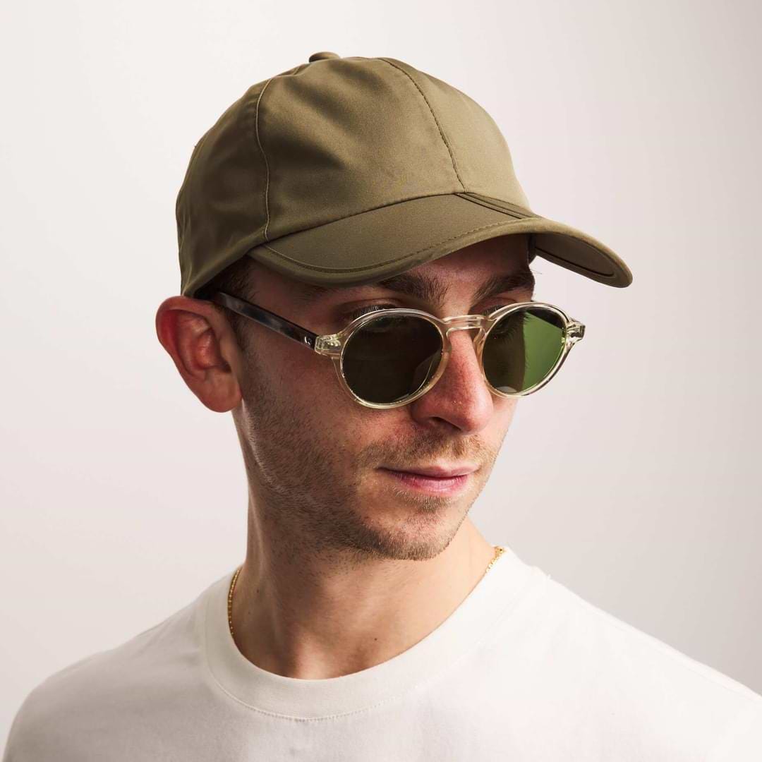 Mens green hot sale baseball cap