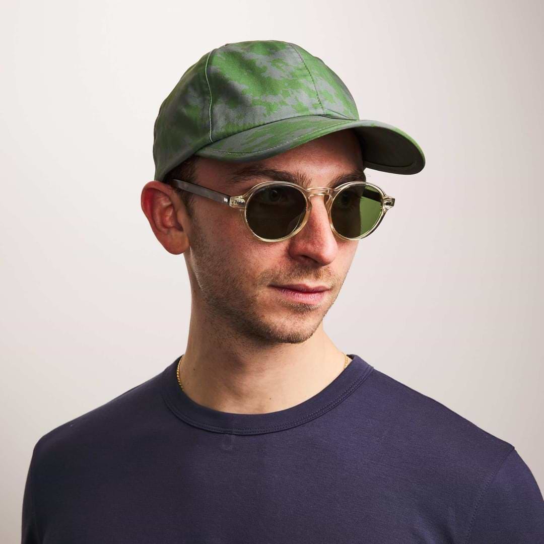 Mens green hot sale baseball cap
