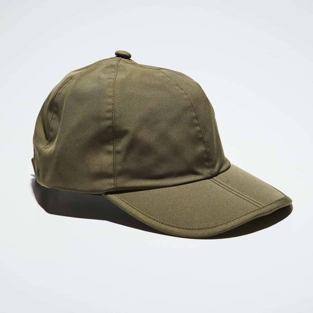 AZZAKVG Mens Waterproof Outdoor Sun Protection Breathable Fisherman Cap Foldable Hat, Men's, Size: One size, Green