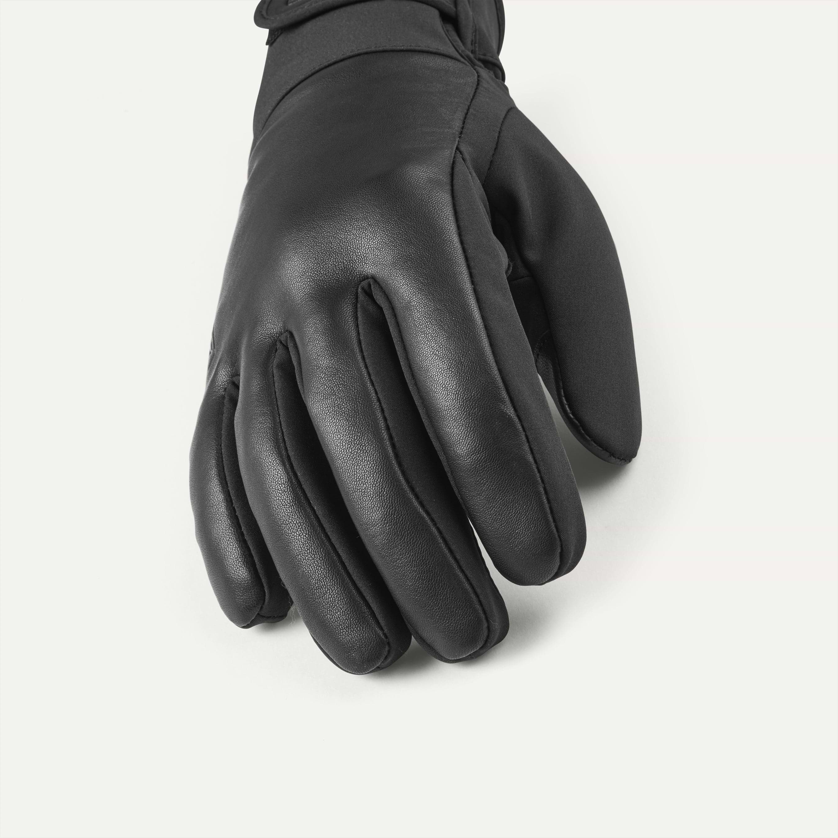 Cold weather leather gloves sales