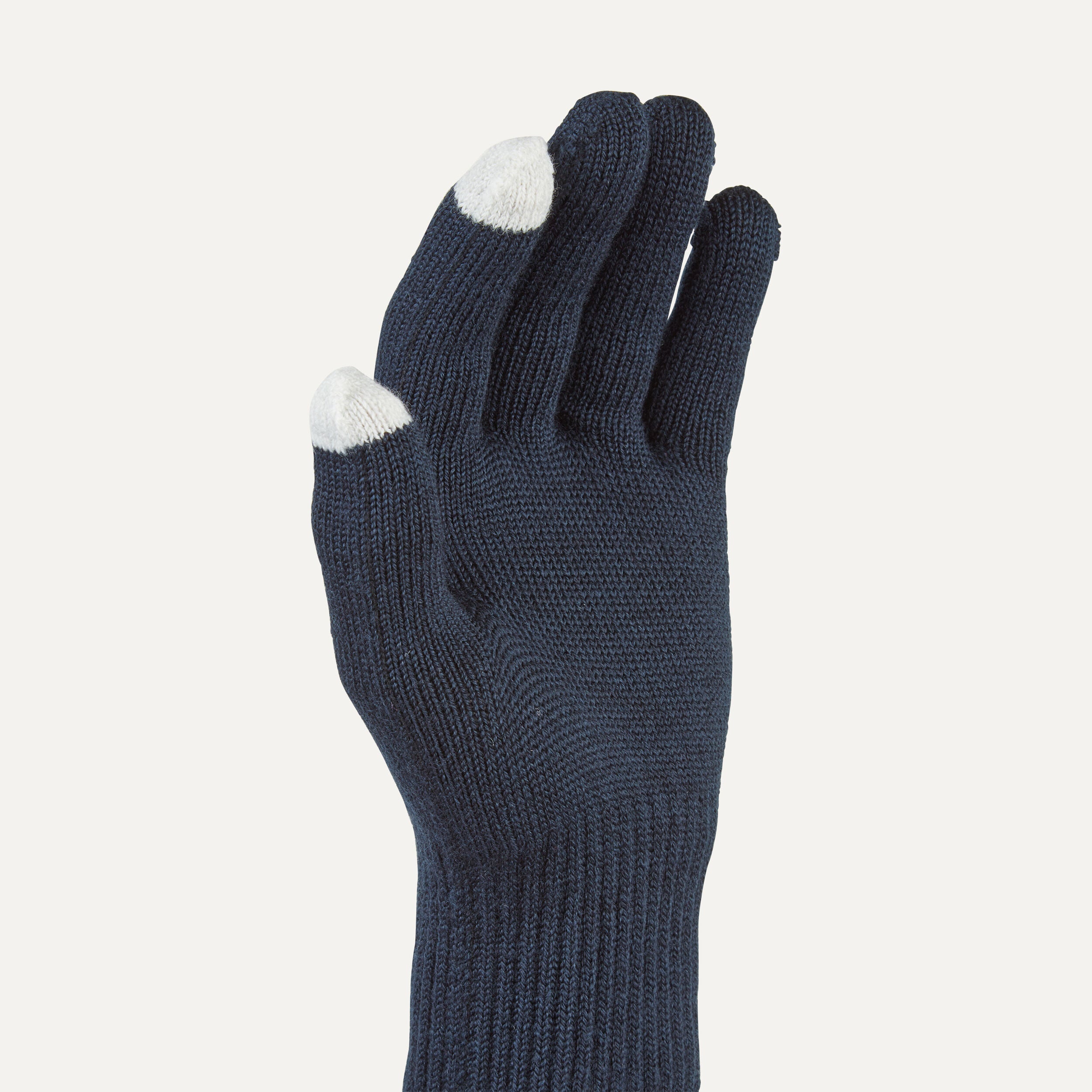 Hot Shot Men's Merino Wool Fingerless Gloves for Hunting/Fishing, Beige