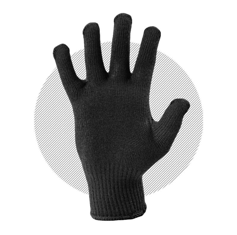 Särmä Merino Gloves, Dark Gray, Medium
