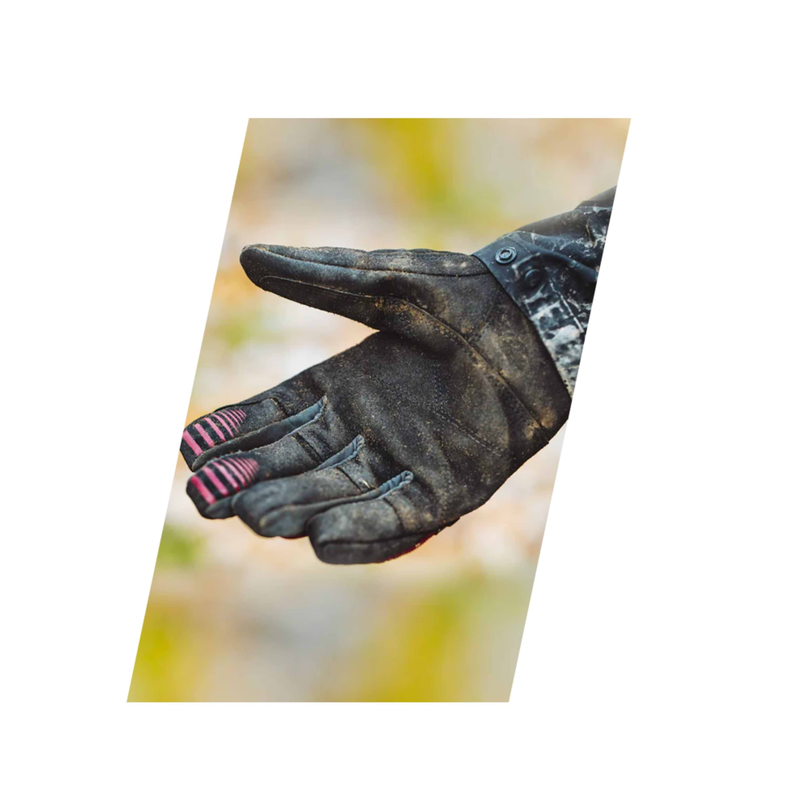 Leather best sale mtb gloves