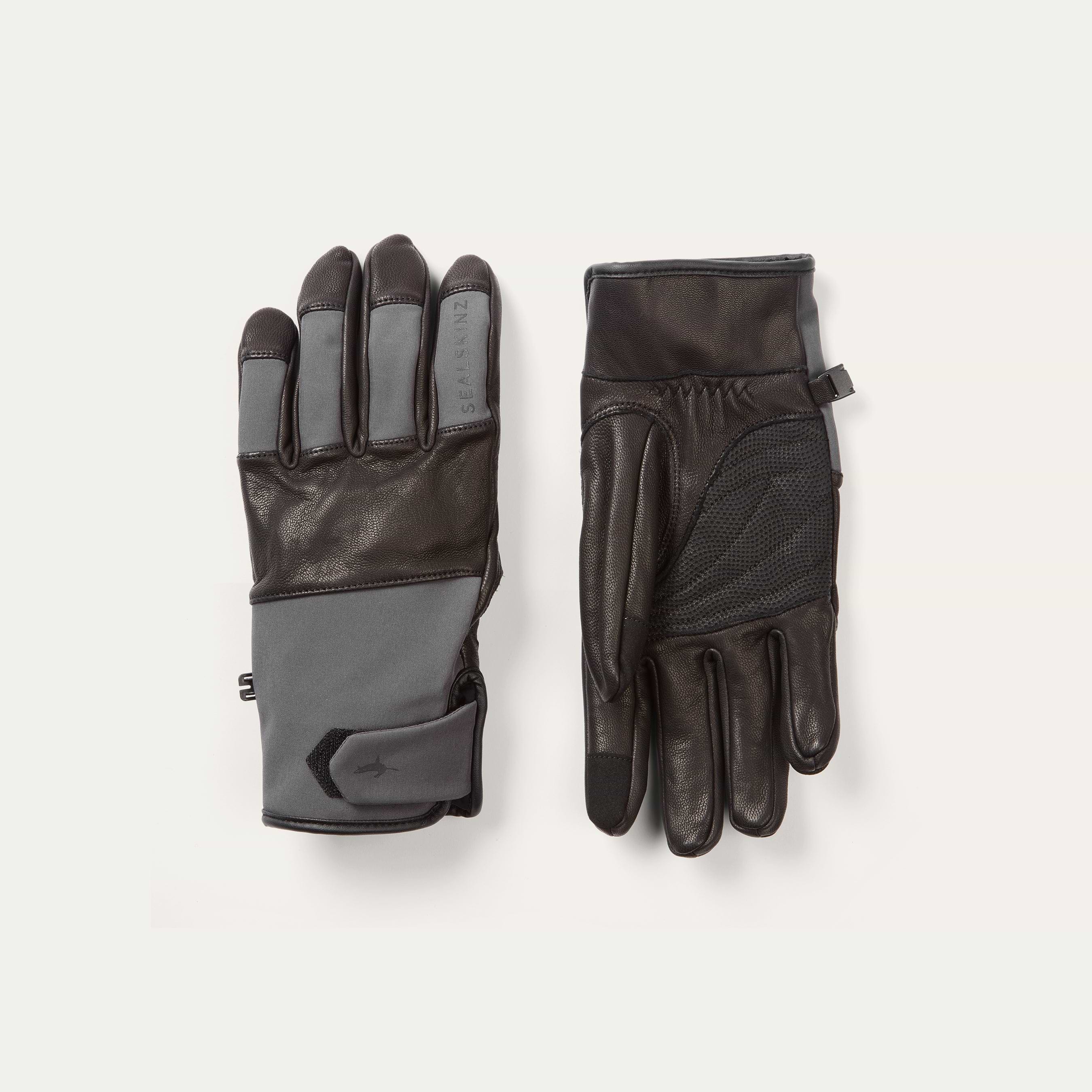 Leather cold weather gloves clearance