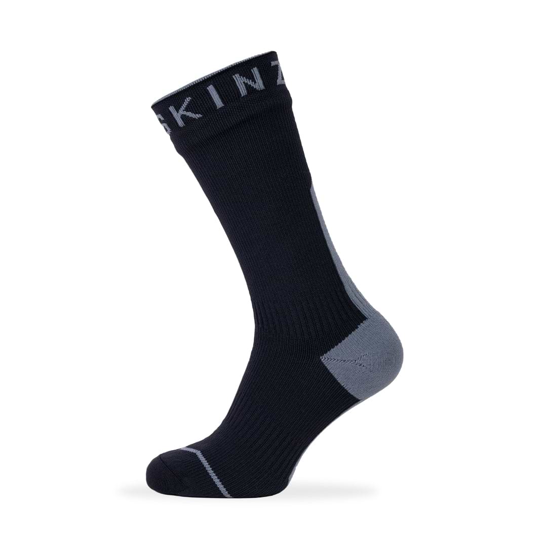 Sealskinz Briston Waterproof Mid Socks - Black/Gray - Large