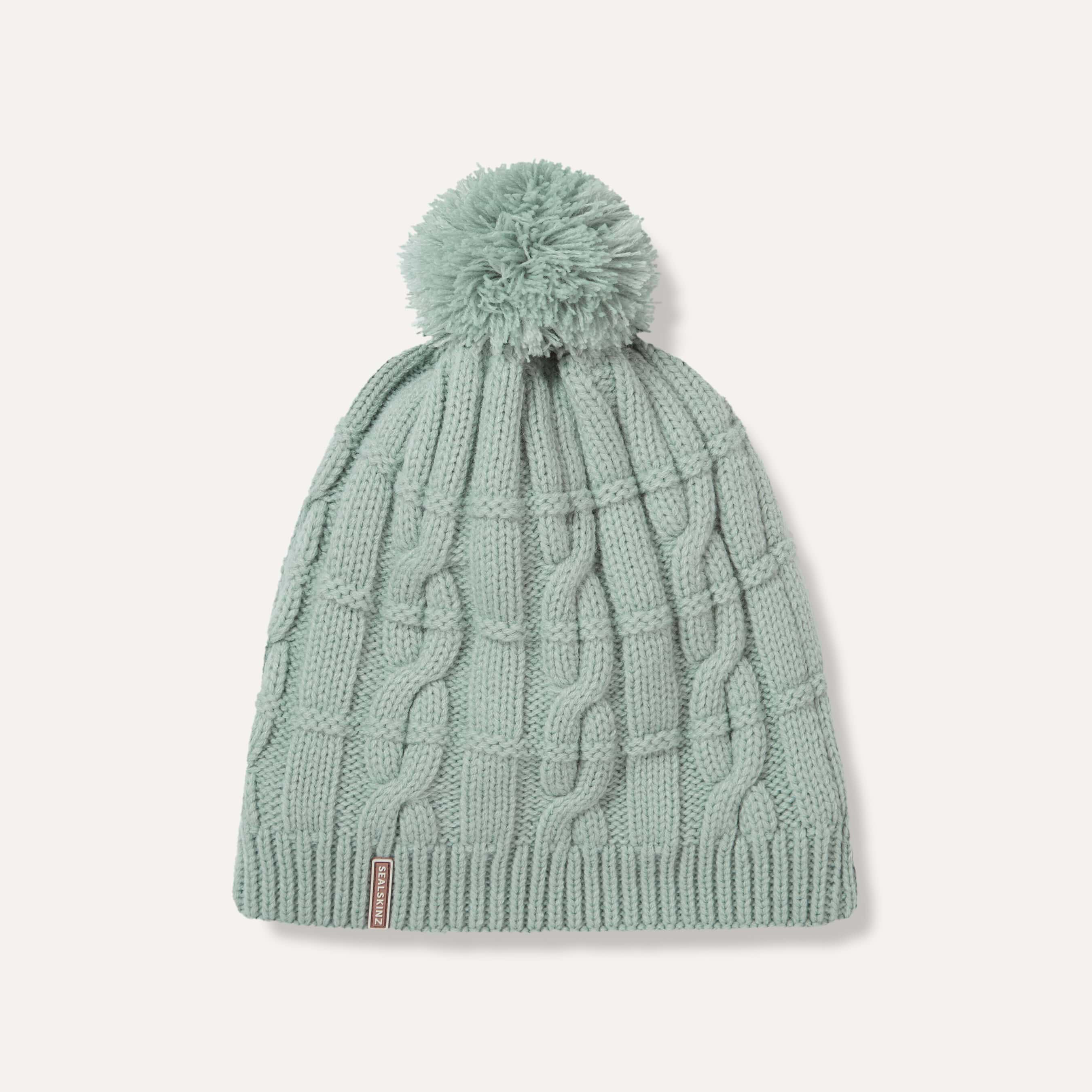ネット限定お買い得商品 - ショップチャンネル Hemsby Hat Bobble Knit Cable Weather Cold Waterproof - 帽子