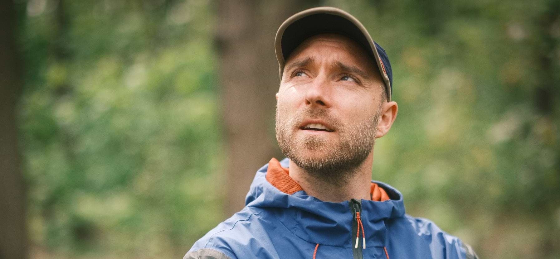 Christian Eriksen wearing Sealskinz Waterproof Jacket
