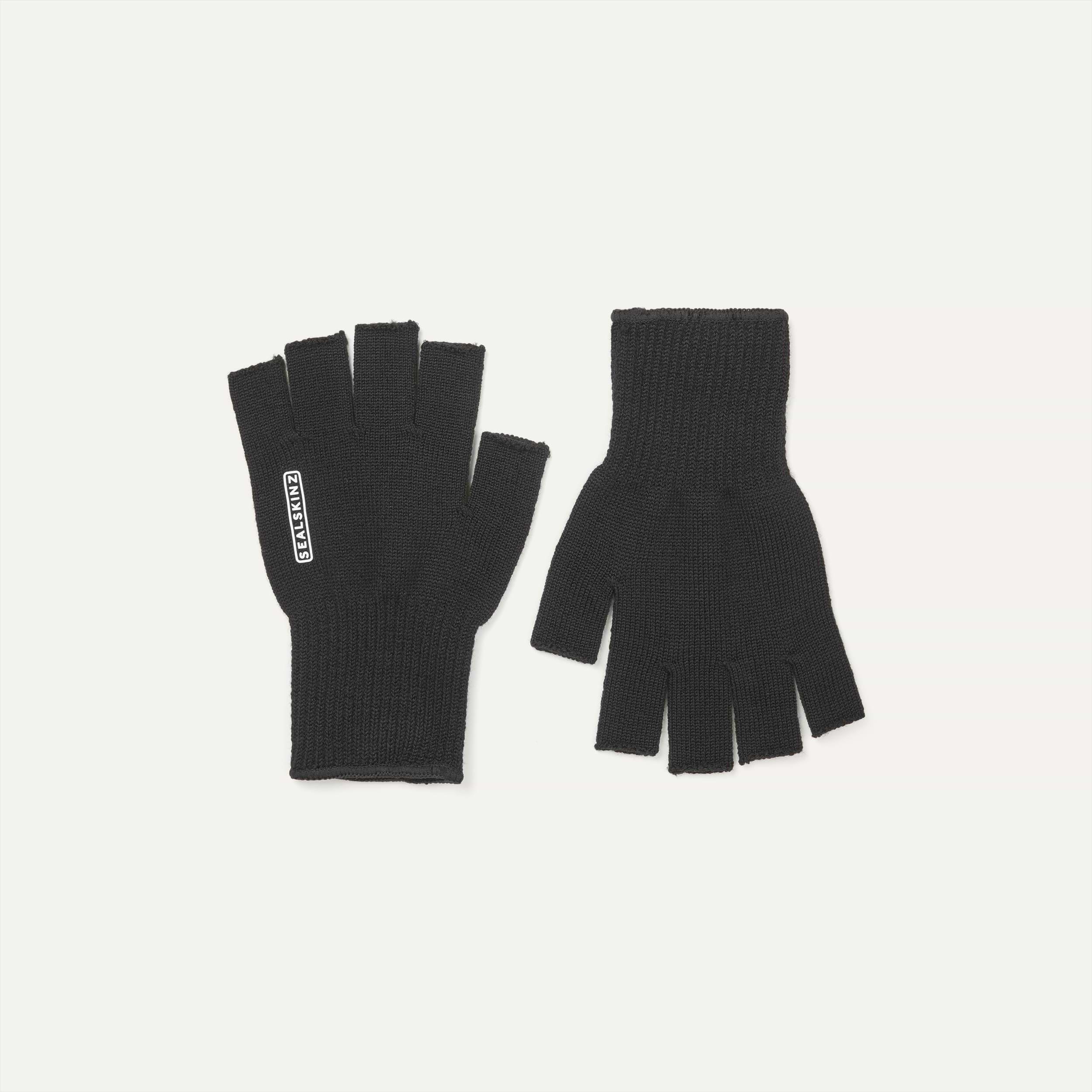 Thornham Fingerless Gloves - Merino Wool Mittens – Sealskinz