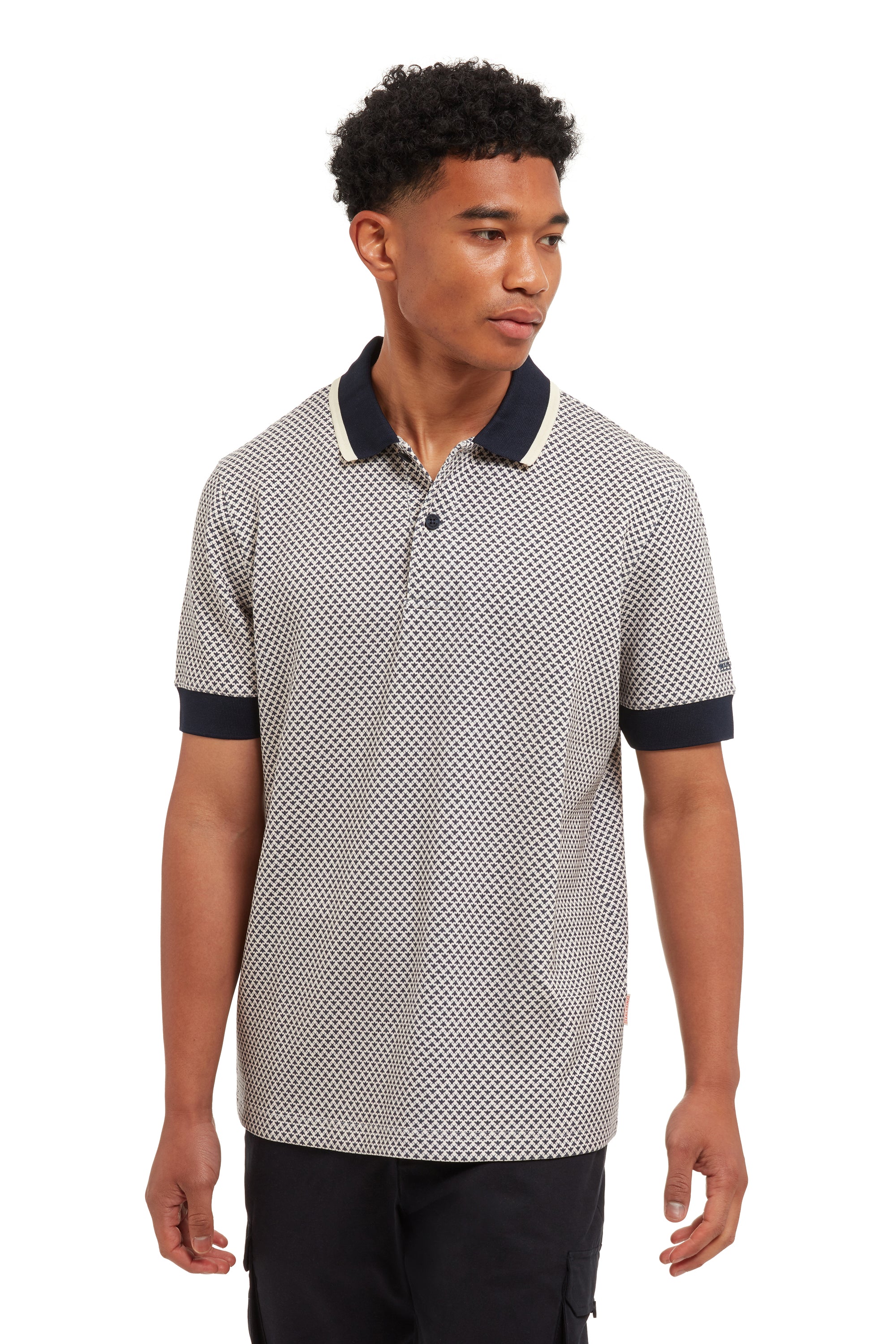 SUPERSUB ♥ Signature logo stripe polo cara tee/追跡付 AOS2781_3.webp?v=1