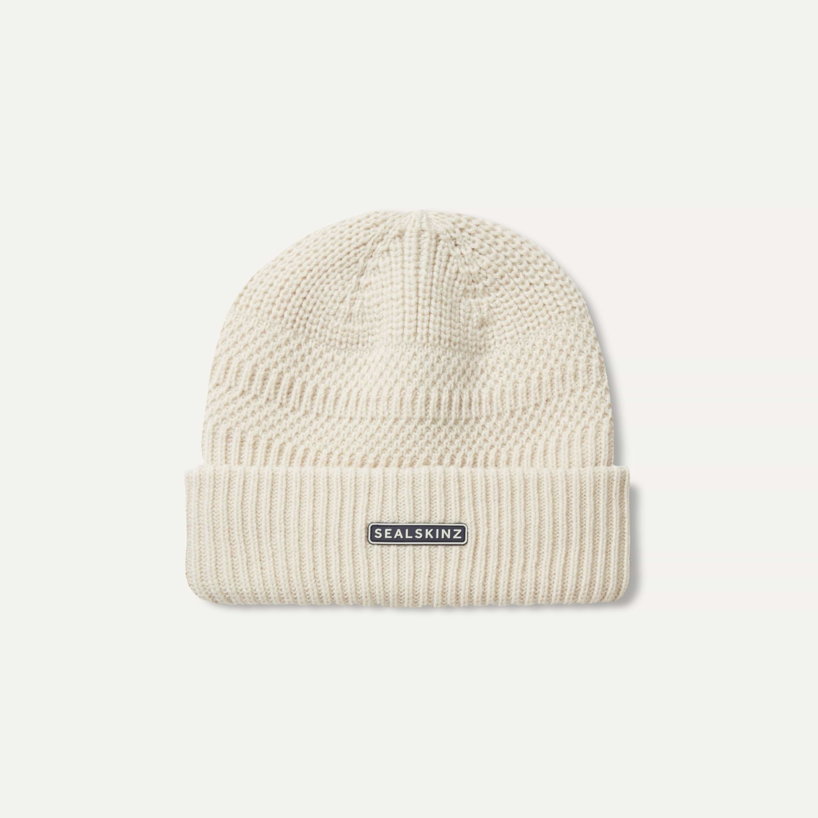 Gressenhall - Cold Weather Textured Stripe Roll Cuff Beanie