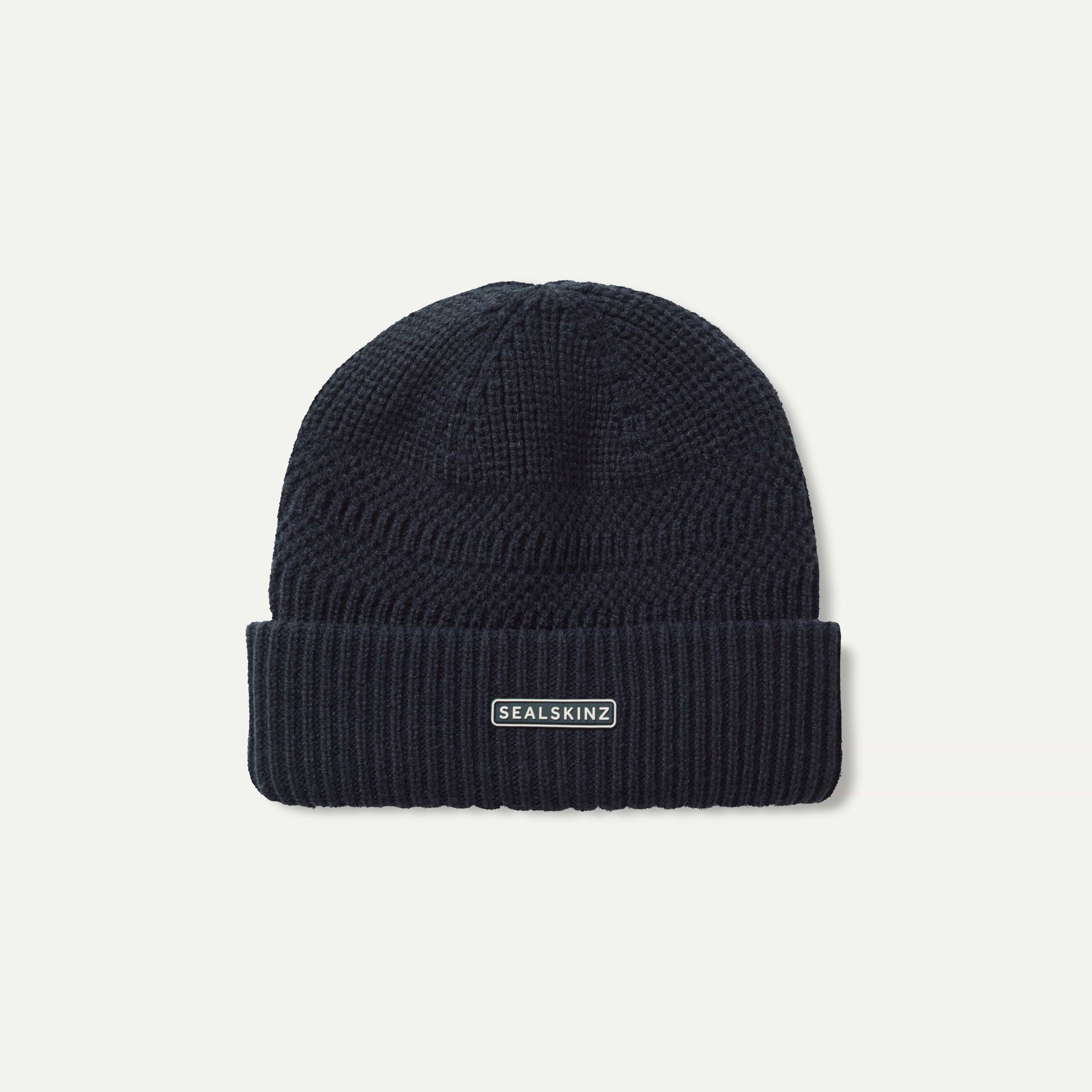Gressenhall - Cold Weather Textured Stripe Roll Cuff Beanie