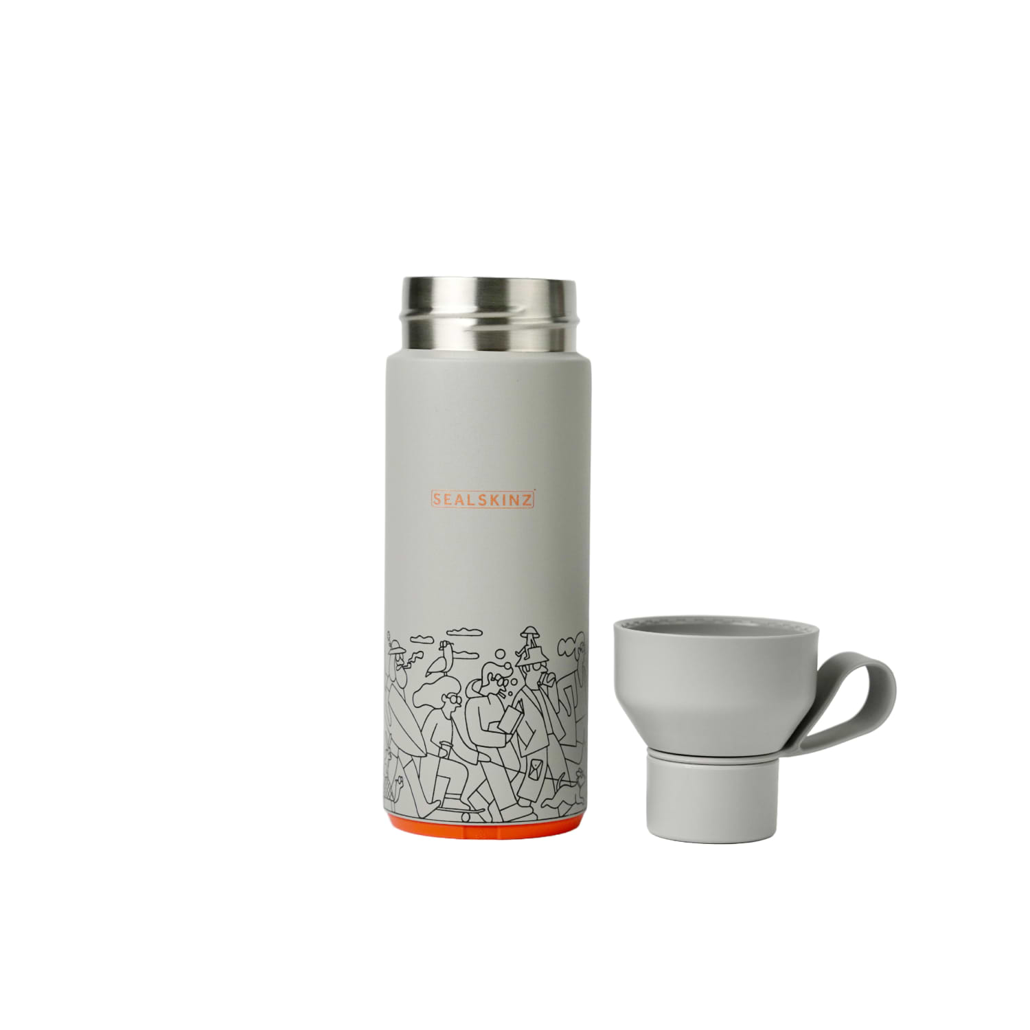 Sealskinz x Ocean Bottle - Rock Grey (500ml)