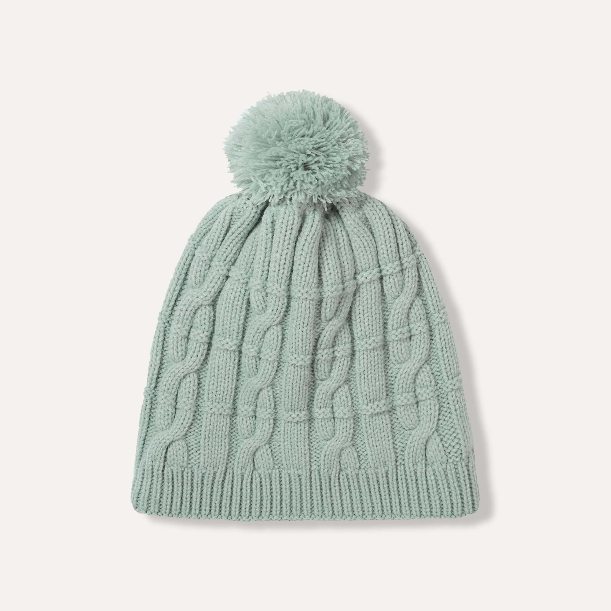 Hemsby Waterproof Cold Weather Cable Knit Bobble Hat – Sealskinz